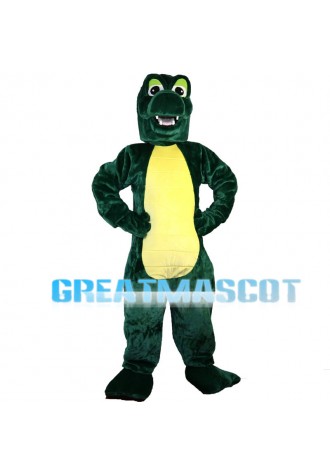Clawed Dark Green Dragon Mascot Costume