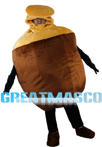 Plump Acorn Mascot Costume