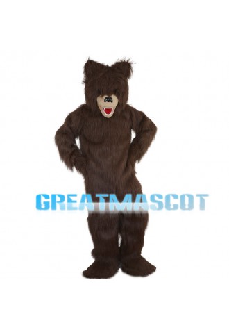 Terrible Wild Brown Bear Mascot Costume