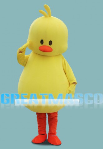 Adult Dancing Colorful Duck Mascot Costume