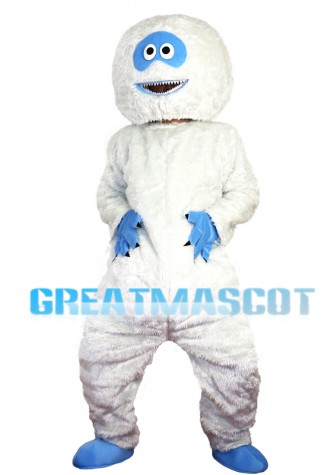 Strange White Fur Monster With Sharp Nails Mascot Costume