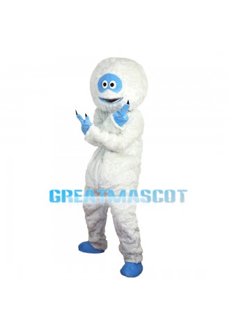 Strange White Fur Monster With Sharp Nails Mascot Costume