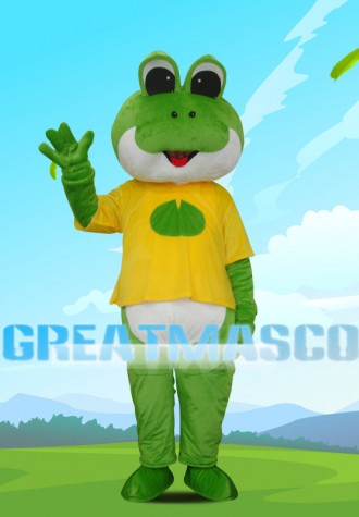 Cartoon Different Shapes Frog Mascot Costume