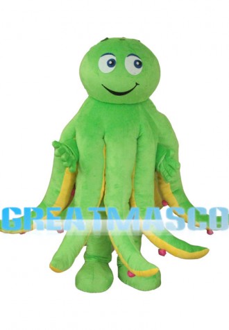Colorful Cartoon Octopus Mascot Costume