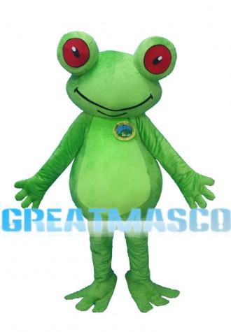 Red Eyes Frog Mascot Costume