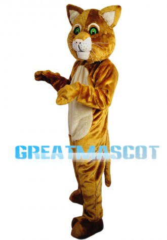 Ridiculous Green Eyes Cat Mascot Costume