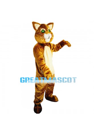 Ridiculous Green Eyes Cat Mascot Costume