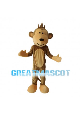 Naughty Monkey With Long Tail Mascot Costume