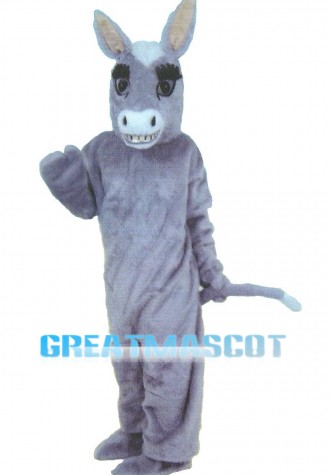 Grey Mustang Horse Mascot Adult Costume