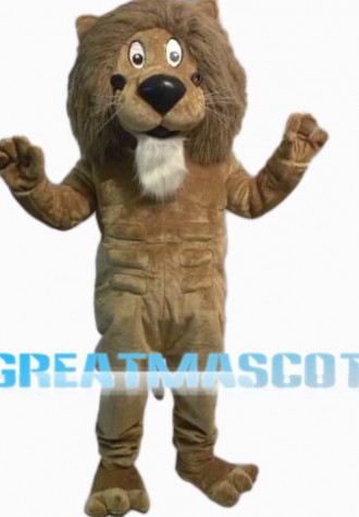 Power Lion Mascot Costume 