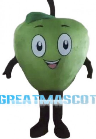 Cartoon Green Apple Lightweight Mascot Costume 