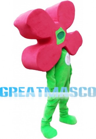 A Flower Mascot Adult Costume