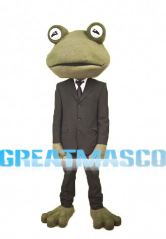 Gentleman Frog Mascot Adult Costume 