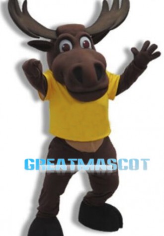University Moose Mascot Costume