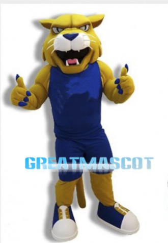 University Power Wildcat Mascot Costume