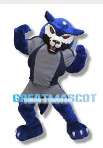 Power West Wolf Public School Mascot Adult Costume