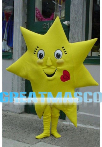 Deluxe Cartoon Star Mascot Costume 