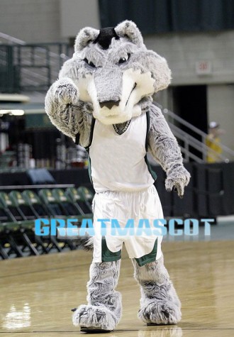 University Fierce Wolf Mascot Costume
