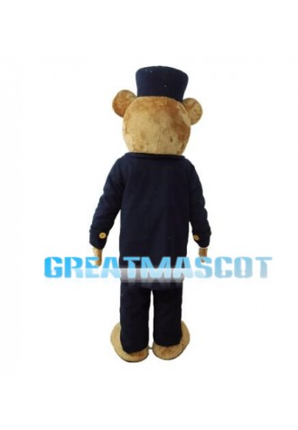 Police Officer Teddy Bear Mascot Costume