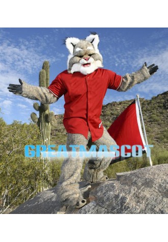 Baseball Bobcat Mascot Costume