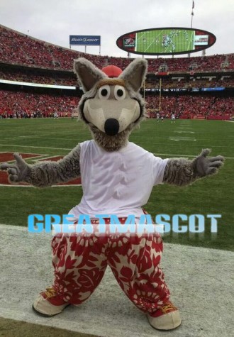 Football Wolf Mascot Costume