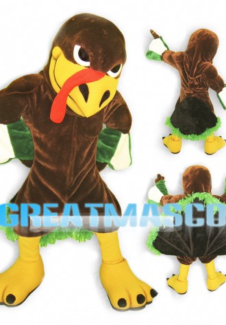 Fierce Turkey Mascot Adult Costume	
