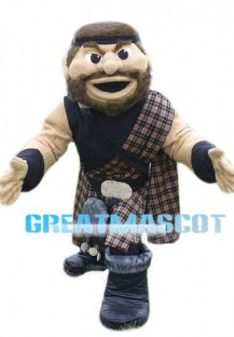 Scottish Man Mascot Costume	