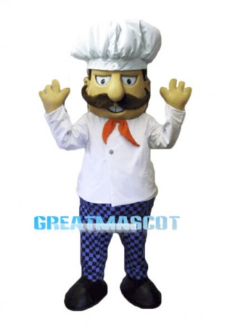 Bearded Chef Mascot Costume