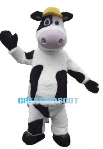 Farm Cow Mascot Costume 