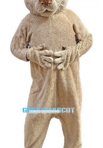 Lion Cub Animal Mascot Costume 