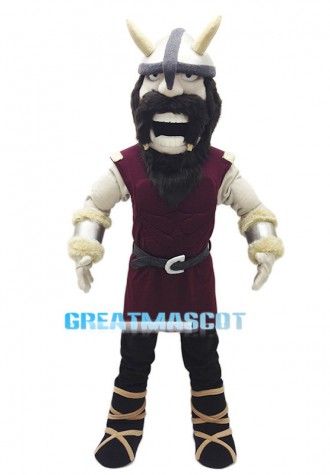 Fierce Viking Warrior Mascot Costume 