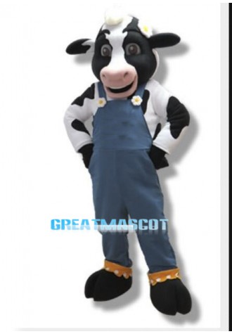 Kelsey The Dairy Cow Mascot Costume
