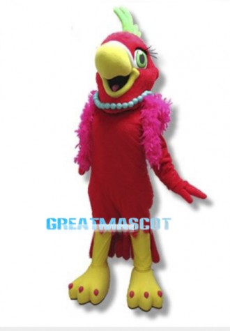 Sexy Polly Parrot Mascot Costume