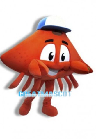 Cute Cartoon Red Crab Lightweight Mascot Costume 