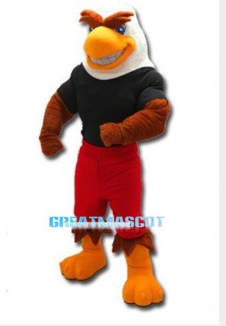 Smiling Power Eagle Mascot Adult Costume