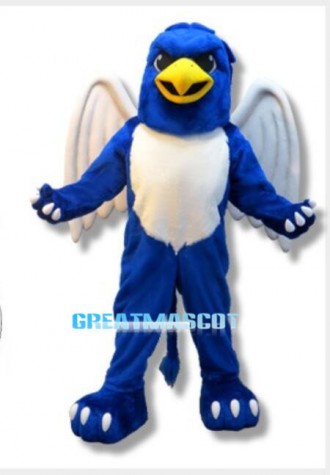 Fierce Blue Griffin Mascot Costume