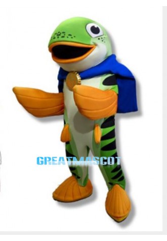 Zoo Salmon Mascot Adult Costume