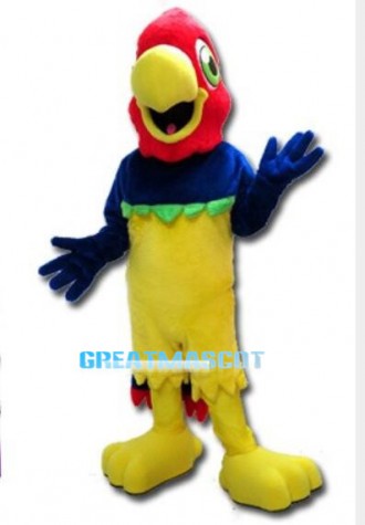 Colorful Parrot Mascot Adult Costume