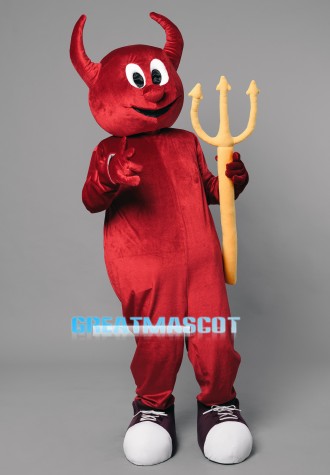 Young Cartoon Devil Mascot Costume 