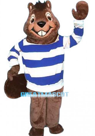 Cute Brown Squirrel Mascot Costume 