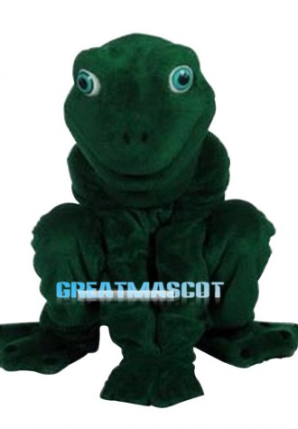 Green Frog Animal Mascot Adult Costume