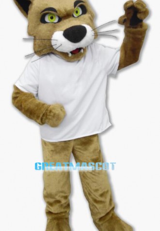 University Fierce Wildcat Mascot Costume