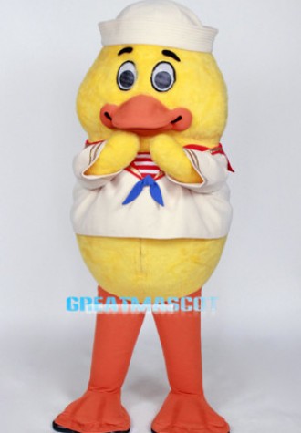 Cute Baby Duck Sailor Mascot Adult Costume 