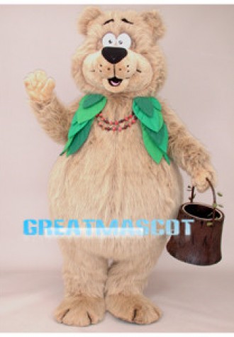Cute Berry Bear Mascot Adult Costume 