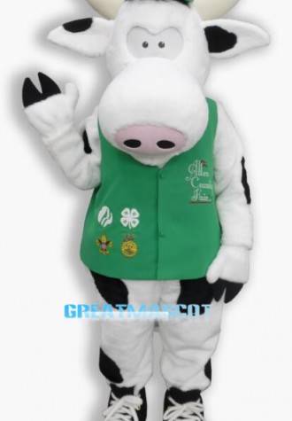 Milk Cow Volunteer Mascot Costume