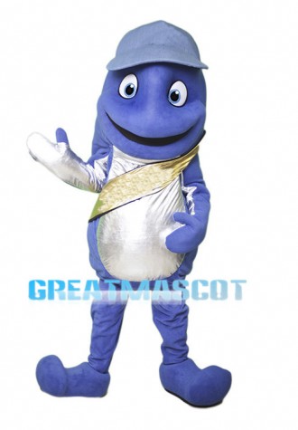 Cartoon Blue Monster Lightweight Mascot Adult Costume