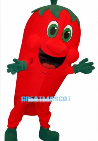Cartoon Red Pepper Lightweight Mascot Costume For Adult