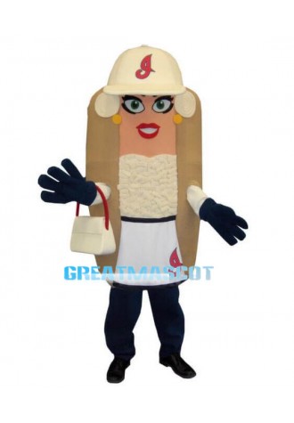 Cleveland Indians Onion Hot Dog Mascot Adult Costume