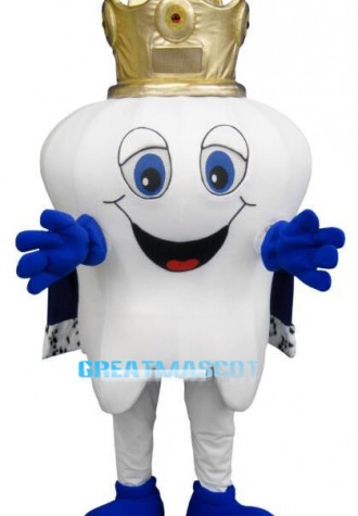 Cartoon Tooth King Lightweight Mascot Costume