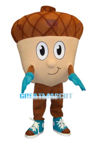Adult Cartoon Acorn Lightweight Mascot Costume 